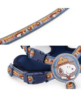 PET PARADISE スヌーピー 2way ハーネス  《ビーグルスカウト柄》ＳＳ 小型犬 グレー