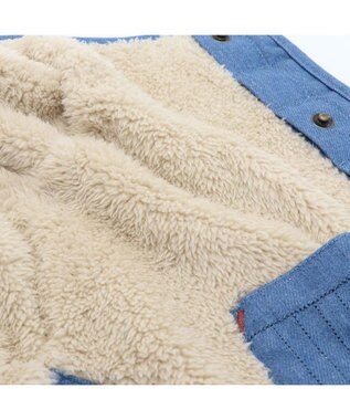 PET PARADISE ペットパラダイス デニム ボア ジャケット デニム 小型犬 ブルー