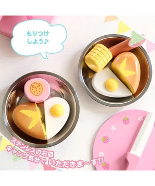 Mother garden マザーガーデン 木のおままごと 野いちご プレミアムBOX 《アウトドアセット》 ピンク(淡)