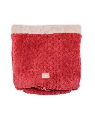 PET PARADISE ペットパラダイス 遠赤外線  筒型 寝袋 《アランボア柄》 Ｓ レッド