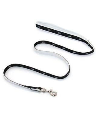 PET PARADISE  Ｌｅｅ 白テープ リード 超小型犬 ４Ｓ~３Ｓ 黒