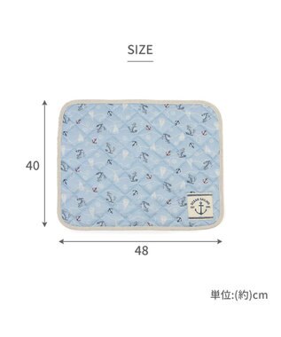PET PARADISE ペットパラダイス クール マット 《マリン柄》 48×40cm マリン柄