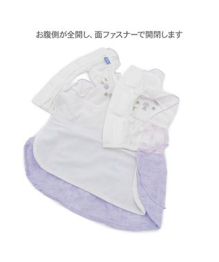 PET PARADISE ペットパラダイス フロッキー お花 ワンピース 《パープル》  小型犬 パープル