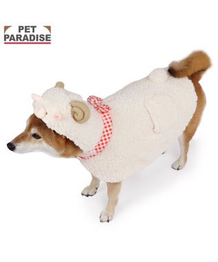 PET PARADISE ペットパラダイス 干支未ポンチョ 中型犬 大型犬