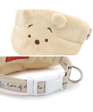 PET PARADISE ディズニー くまのプーさん 首輪 《風船柄》 Ｓ イエロー