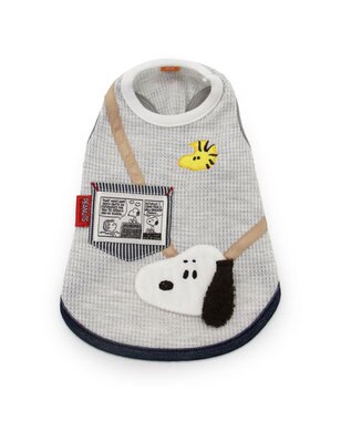 PET PARADISE スヌーピー ポーチ タンクトップ 《グレー》【中型犬】 グレー