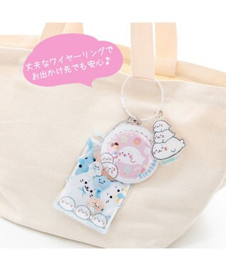 Mother garden しろたん フォト＆バッジホルダ― 《白色》 単品 白色