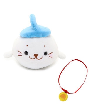 しろたん カーリングマスコット 青色 22cm小さい ぬいぐるみ