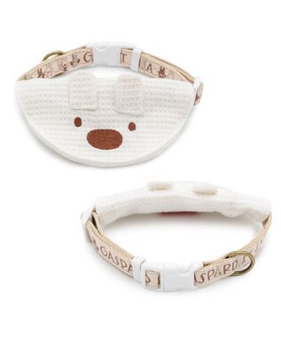 PET PARADISE リサとガスパール スタイ首輪 《リサ》 ＳＳ ホワイト