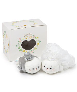 Mother garden しろたん ウェディング マスコット セット ウェディングドール ホワイト