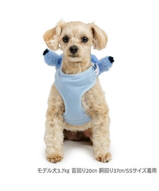 PET PARADISE ディズニー スティッチ リュックハーネス Ｓ 小型犬 ライトブルー