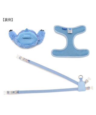 PET PARADISE ディズニー スティッチ リュックハーネス Ｓ 小型犬 ライトブルー