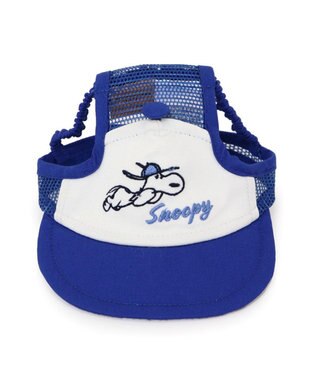 PET PARADISE スヌーピー キャップ 《ナイスキャチ》 中型犬 大型犬 ブルー