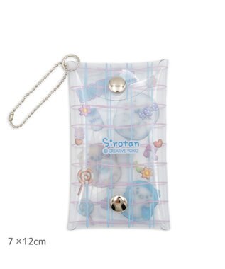 Mother garden しろたん クリアポーチ 《ぷっくり柄》 単品 ぷっくり柄