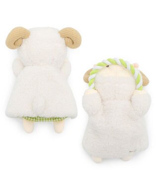 PET PARADISE ペットパラダイス 干支未 パペットトイ ホワイト