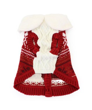 PET PARADISE スヌーピー スケート ニット 《レッド》 小型犬 レッド