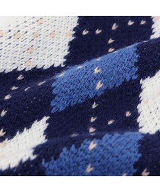 PET PARADISE J.PRESS アーガイルニット 小型犬 紺(ネイビー・インディゴ)