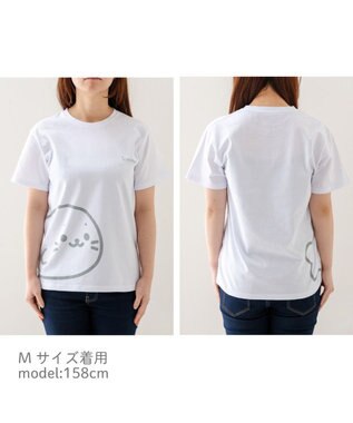 しろたん Tシャツ 半袖《前後でつながる柄》 ユニセックス