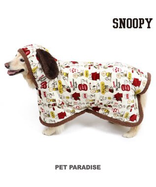 犬 服 秋冬 スヌーピー 着る毛布 中 大型犬 仲良し柄 ドッグウエア ドッグウェア いぬ イヌ おしゃれ かわいい Pet Paradise 通販 雑貨とペット用品の通販サイト マザーガーデン ペットパラダイス