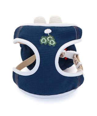 PET PARADISE リサとガスパール リサ顔リュック付き ハーネス ３Ｓ ネイビー