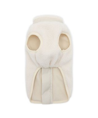 PET PARADISE Lee ジップボア ベスト ホワイト 中型犬 大型犬 オフホワイト