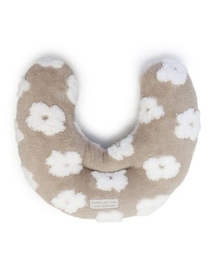 PET PARADISE ペットパラダイス 遠赤外線 ボアピロー 《お花柄》 ベージュ