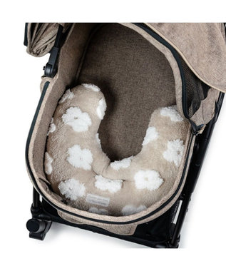 PET PARADISE ペットパラダイス 遠赤外線 ボアピロー 《お花柄》 ベージュ