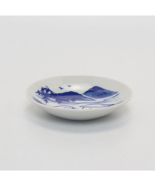 Mother garden しろたん 和食器 旅柄 豆皿 1枚 《俳句柄》 俳句柄