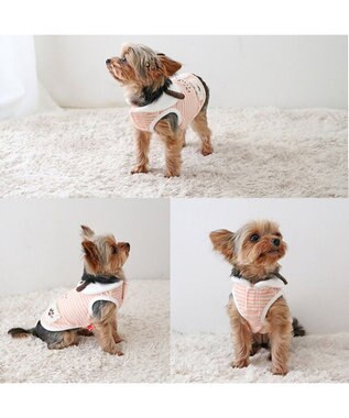 PET PARADISE スヌーピー サーモキープ タンクトップ  《お顔襟》 小型犬 オレンジ