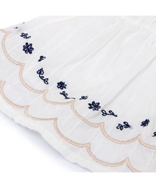 PET PARADISE ペットパラダイス エンブロイダリー ワンピース 小型犬 ホワイト×ブラック