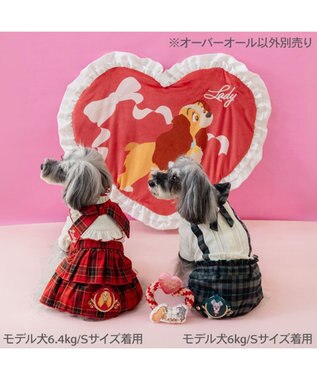 PET PARADISE ディズニー わんわん物語 トランプ パンツつなぎ 小型犬 グリーン