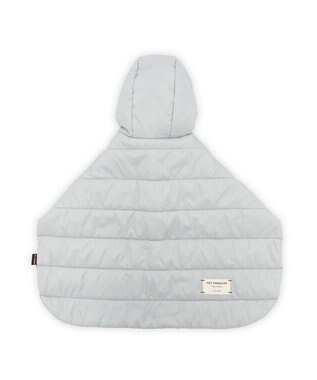 PET PARADISE ペットパラダイス フード付 防寒 ブランケット 大 グレー