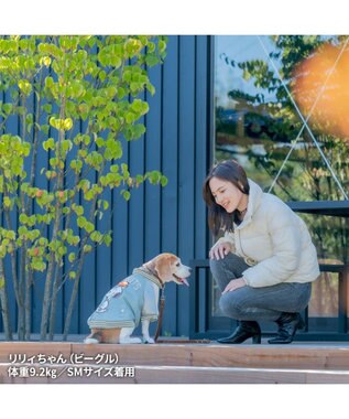 PET PARADISE スヌーピー 遠赤外線 スカジャン 《オリーブグリーン》 中型犬 大型犬 オリーブグリーン