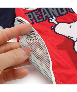 PET PARADISE スヌーピー バレーボール Tシャツ 接触冷感《レッド》 小型犬 レッド