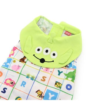 PET PARADISE ディズニー エイリアン クールメッシュ 襟付きタンクトップ 小型犬 グリーン