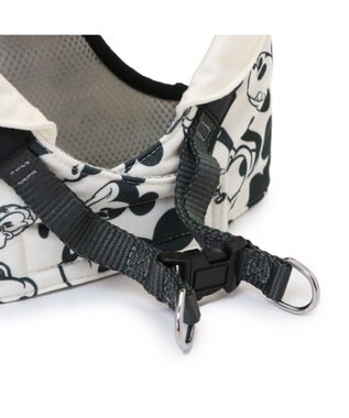 PET PARADISE ディズニー ミッキーマウス＆プルート ベストハーネス 《モノクロ》 ＳＳ ホワイト×ブラック