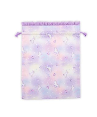 Mother garden マザーガーデン ユニコーン 巾着 《ぷっくり柄》 大 ぷっくり柄