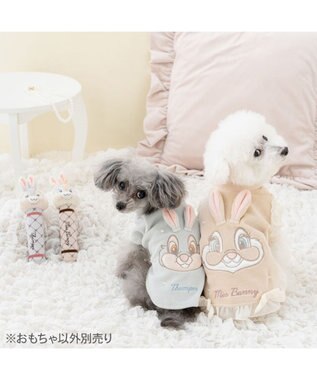 PET PARADISE ディズニー バンビ とんすけ ダンベル トイ グレー