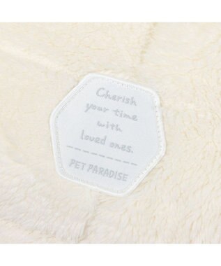 PET PARADISE ペットパラダイス マシュマロ ボア 筒型寝袋 Ｍ ホワイト
