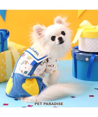 PET PARADISE ディズニー ドナルドダック 90周年 パンツ上下 《パーティ柄》 小型犬 パーティ柄