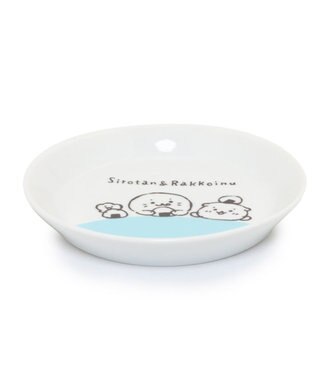 Mother garden しろたん しろたん＆らっこいぬ 洋風プレート S 15.5cm 単品 日本製 -