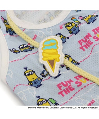 PET PARADISE ミニオン エコメイド タンクトップ 《アイス柄》 小型犬 ライトグレー