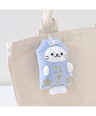 Mother garden しろたん お守りキーホルダー 《水色》 単品 水色