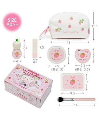 Mother garden マザーガーデン メイク ポーチセット 《スウィートストロベリー》 スウィートストロベリー
