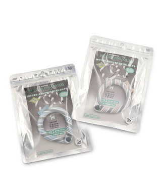 PET PARADISE クールリング 犬 クールネック ひんやり 28℃クールリング 【M】 リフレクター 水色 ベージュ 反射材付き 水色 M