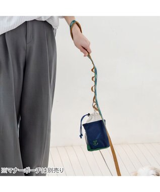 PET PARADISE ペットパラダイス チェック柄 リード Ｍ～Ｌ 大型犬 グリーン