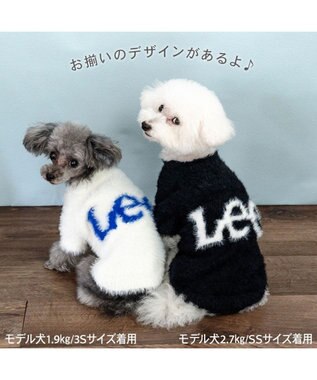 PET PARADISE Lee フェザーニット 《ブラック》 小型犬 ブラック