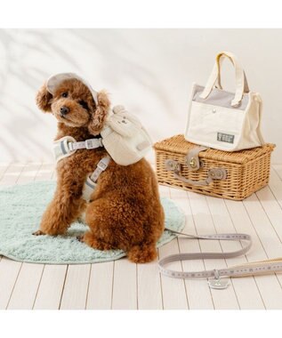 PET PARADISE ペットパラダイス くまちゃん チャームリード ＳＳ～Ｓ ベージュ