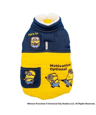 PET PARADISE ミニオンボブ 脇開き ベスト 中型犬 イエロー