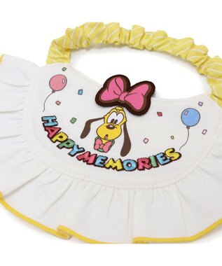 PET PARADISE ディズニー プルート パーティースタイ 小型犬 ホワイト×イエロー